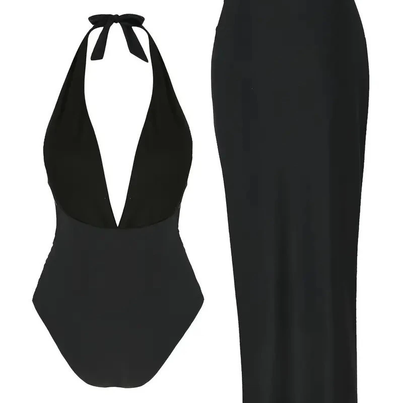Women's Halter Backless Long Dress Summer