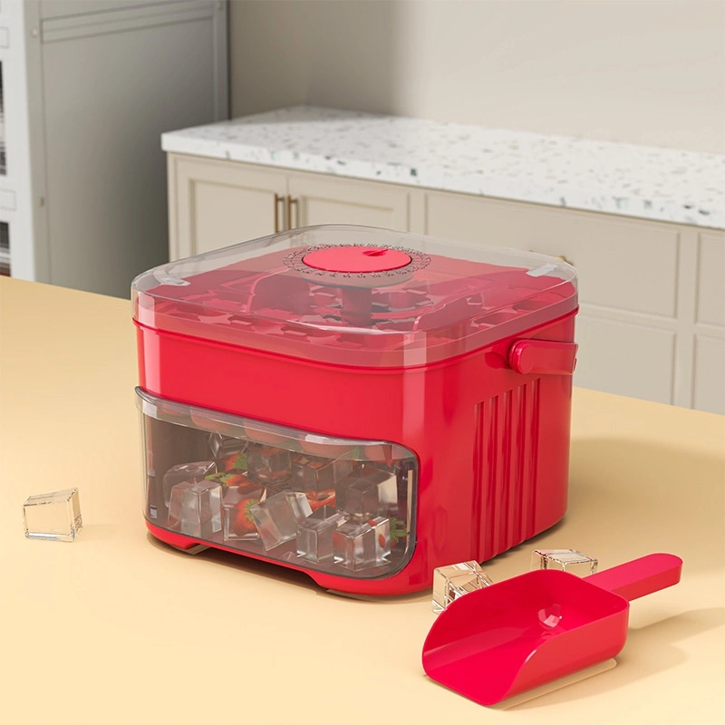Large-Capacity Portable Pressurized Ice Cube Tray