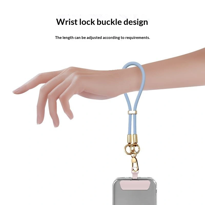 Fashionable Liquid-Skin Feel Multi-Functional Crossbody Phone Lanyard