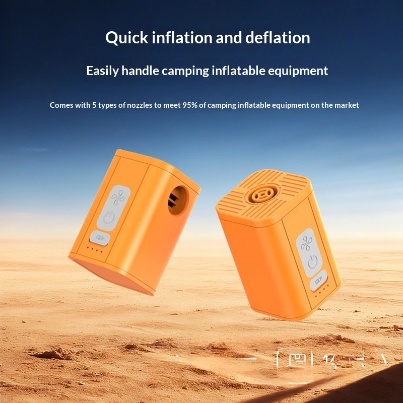 Lithium Battery-Powered Inflator Extra-Strong Suction, Portable Outdoor Air