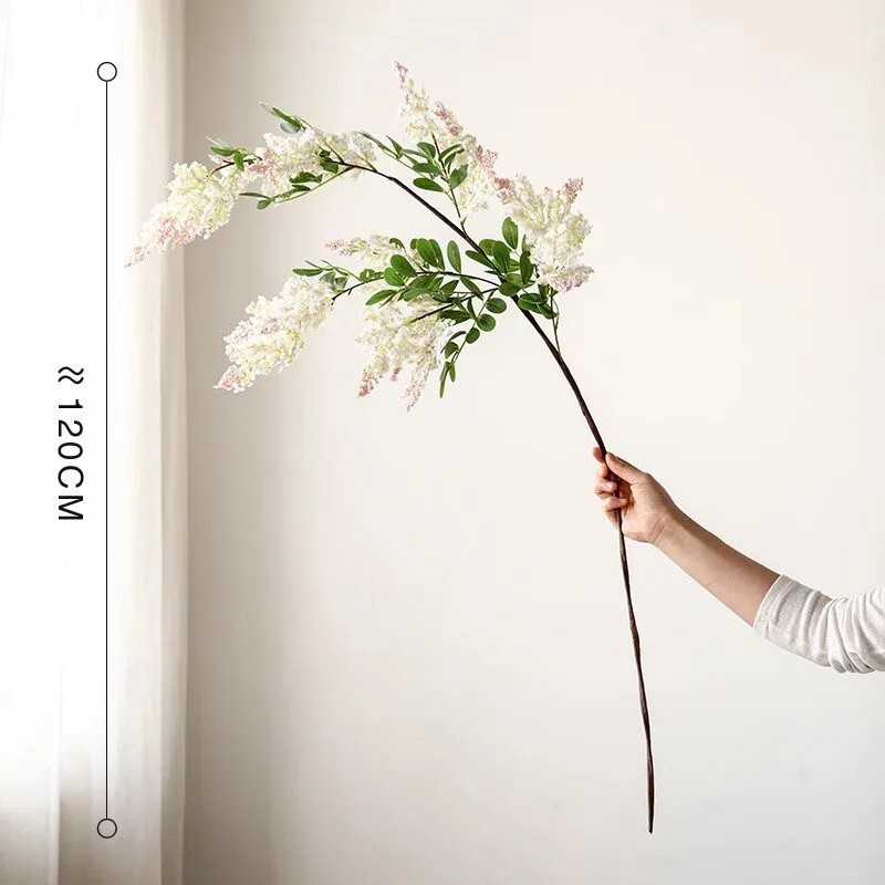 Simple Home Decor Artificial Sophora Japonica Flowers Floral Arrangement Ornaments