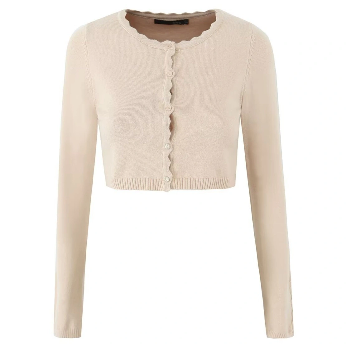 French-style Cropped Knit Cardigan Jacket For Women