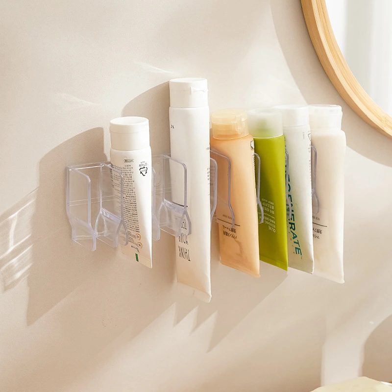 Wall-Mounted Punch-Free Bathroom Soap Dispenser Holder