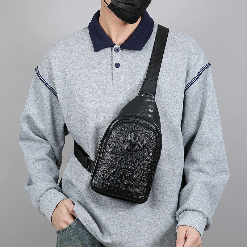 New Mens Fashionable Chest Bag Business Commute Crossbody Style