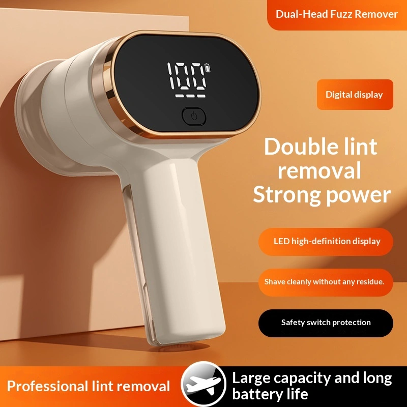 Digital Display Dual-Head Lint Remover For Home Use