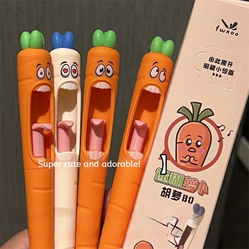 Radish Press-Press Pen Black Quick-Drying Test-Answering Pen