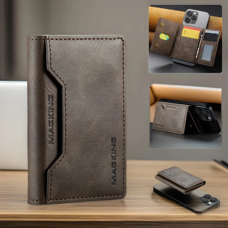 K2 Magnetic Ring Case For IPhone 16 With Multiple Card Slots And Anti-theft Features