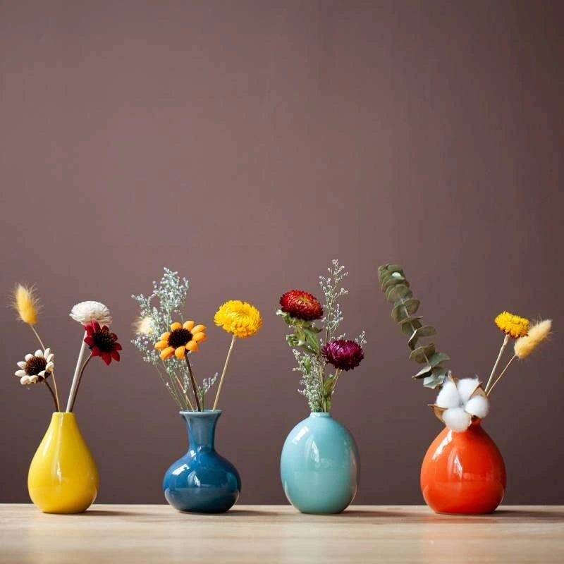 Mini Vase Extra-small Bathroom Decoration Ceramic