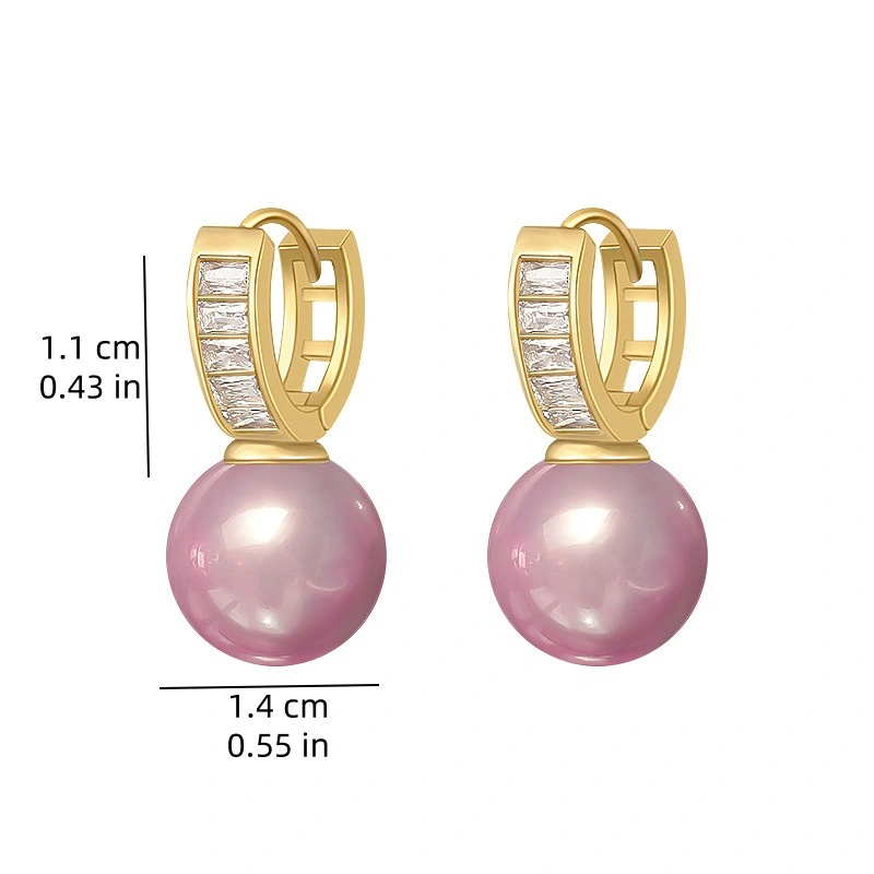Light Luxury French-style Earrings For Women