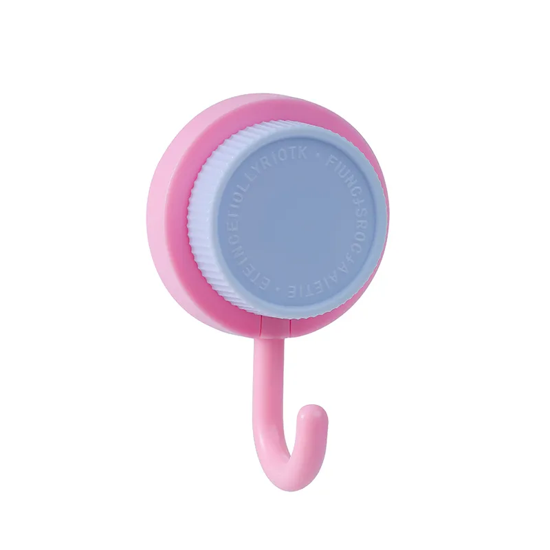 Sucker hook-pink + blue-1 piece