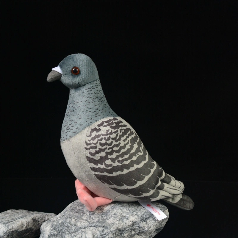Cute Gray Pigeon Realistic Rock Dove Plushie Super Adorable
