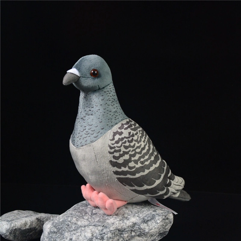 Cute Gray Pigeon Realistic Rock Dove Plushie Super Adorable