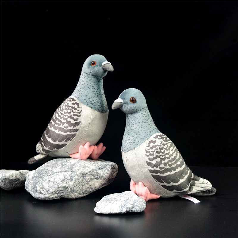 Cute Gray Pigeon Realistic Rock Dove Plushie Super Adorable