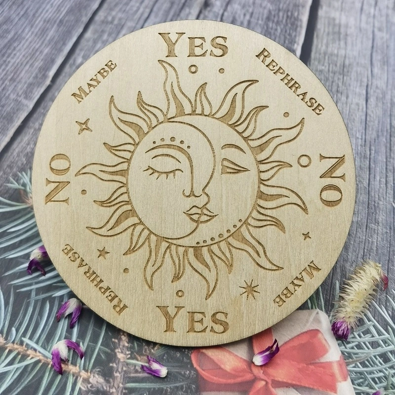 Wooden Coaster Energy Board Crystal Board Crystal Stone