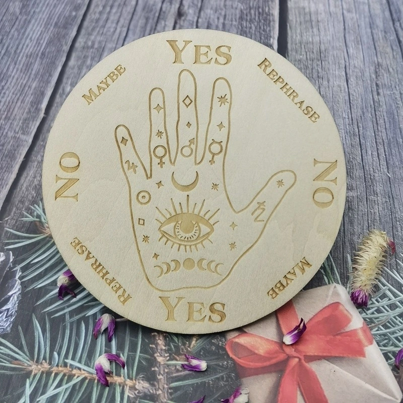Wooden Coaster Energy Board Crystal Board Crystal Stone