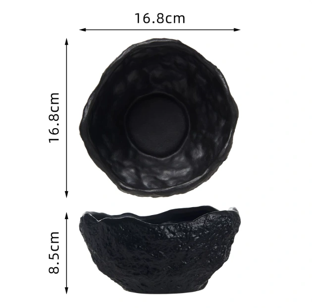 Simple Household Use Creative Rock Ceramic Bowl