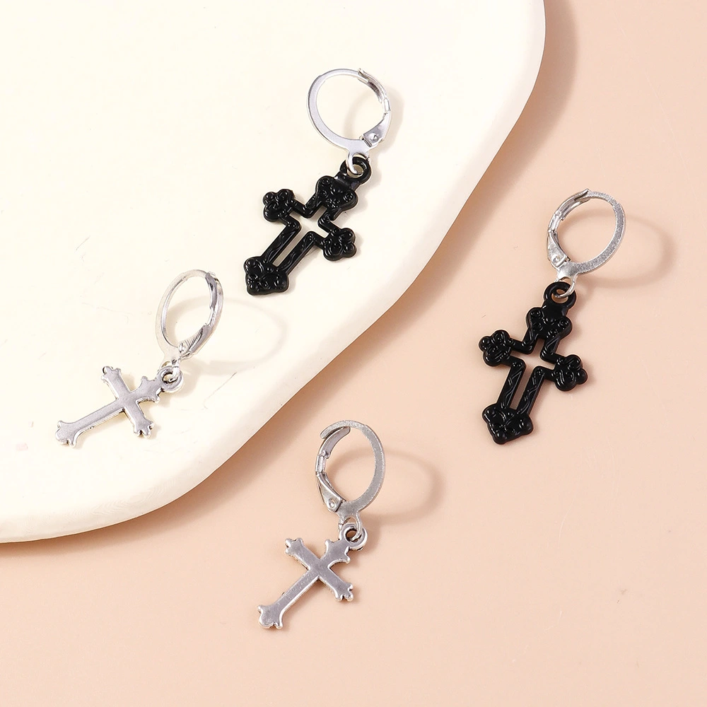 Fashionable Hollow Cross Earrings For Women