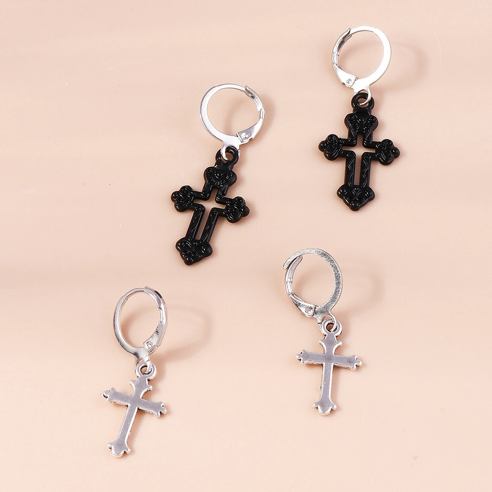 Fashionable Hollow Cross Earrings For Women