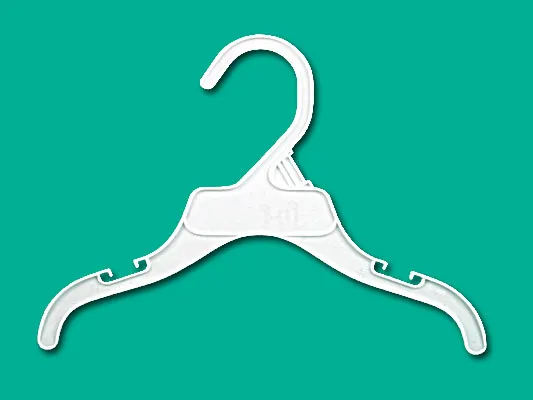 Plastic single hanger-white-25 *18cm-pp-1 piece