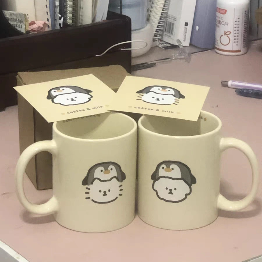 Cute Camouflage Penguin Mug Back-to-School Graduation Season