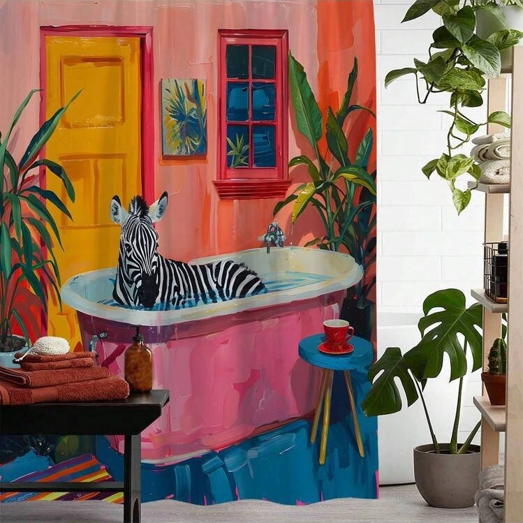 Waterproof Shower Curtain Special Bathtub Bathroom Dry Wet Separation Partition
