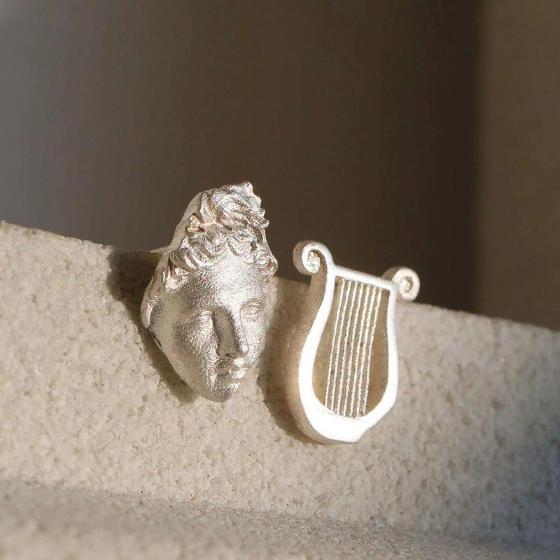 Women's Asymmetric Minimalist Earrings