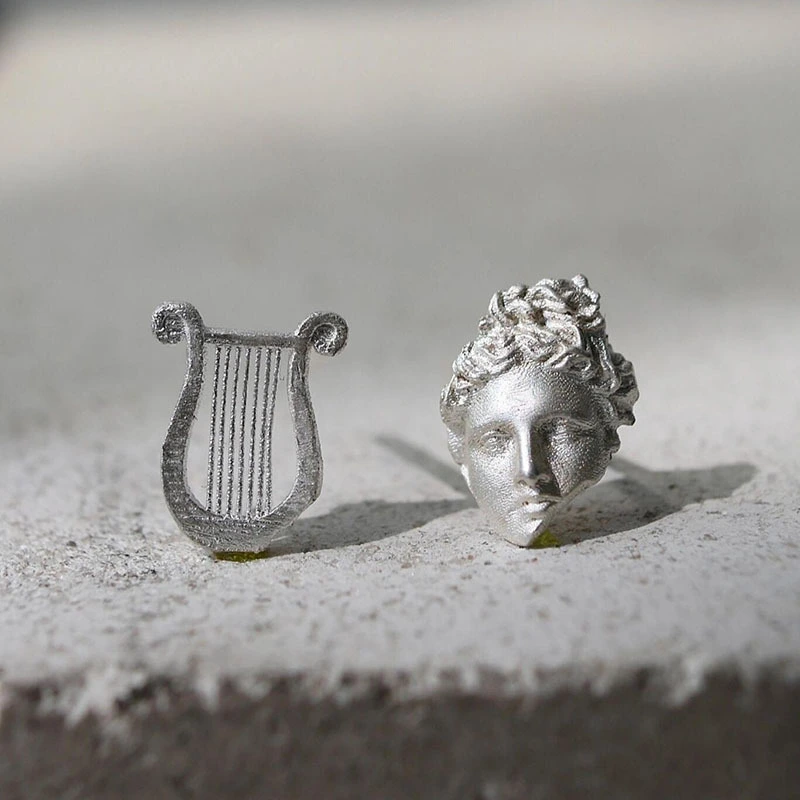 Women's Asymmetric Minimalist Earrings