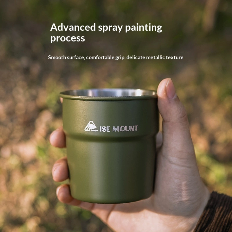 Outdoor 304 Stainless Steel Swallow Cup For Camping