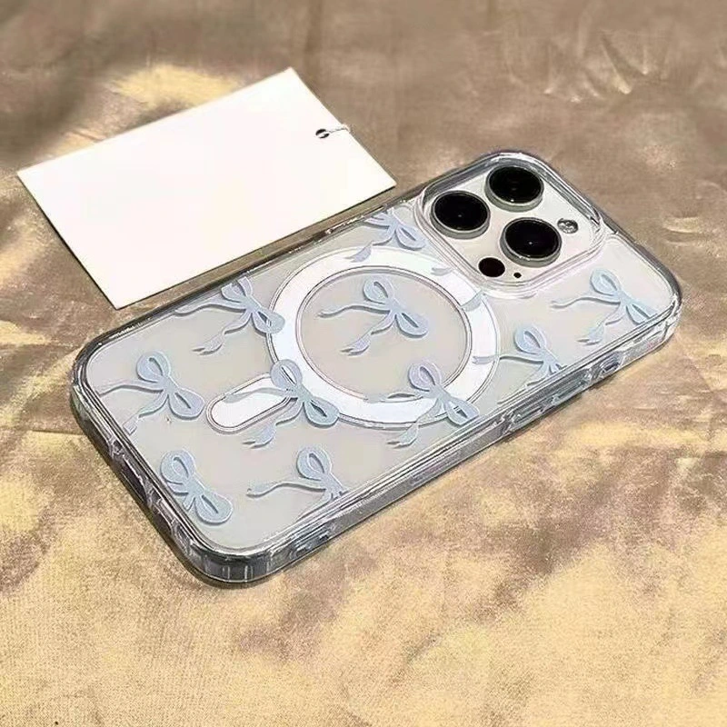 Versatile Bow Print Cartoon Phone Case