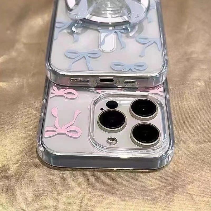 Versatile Bow Print Cartoon Phone Case