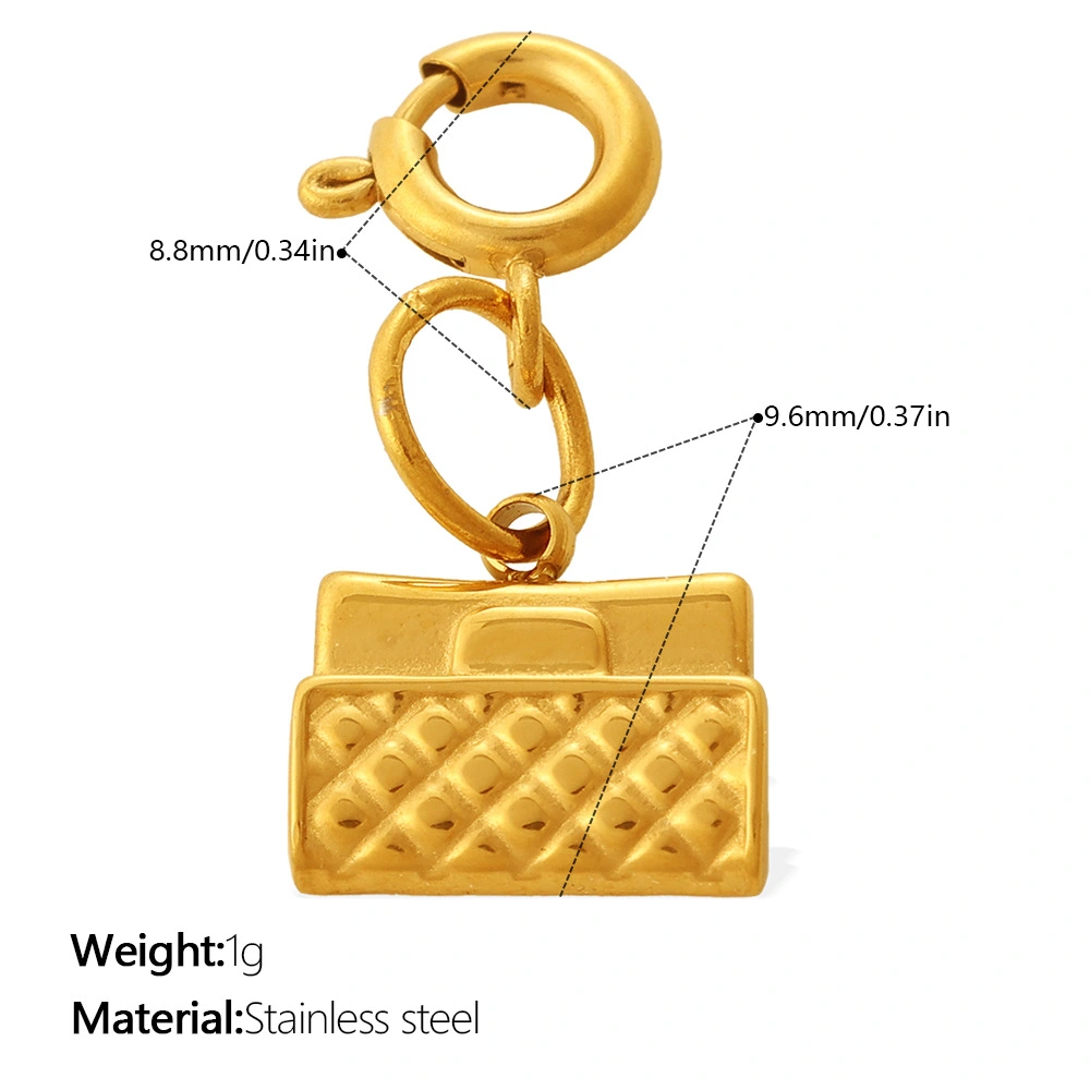 Retro Niche Mini Ladies' Handbag Series Jewelry Clasp Pendant Exquisite And Luxurious DIY Accessory Items