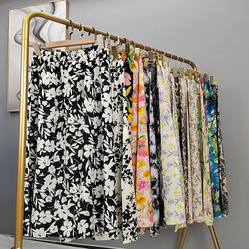 Cotton Silk Skirt Women's Summer New Style Loose-fitting