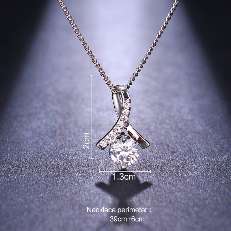 Elegant And Minimalist AAA Zircon Necklace For Girls