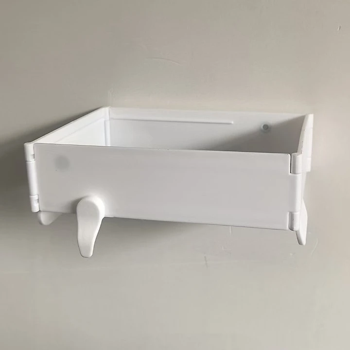 Garbage bag holder-gray-non-magnetic-1 piece