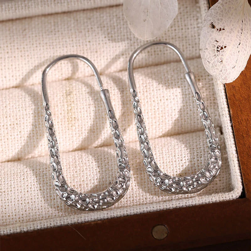 Euro-American Cross-Border Light Luxury High-End Irregular Earrings