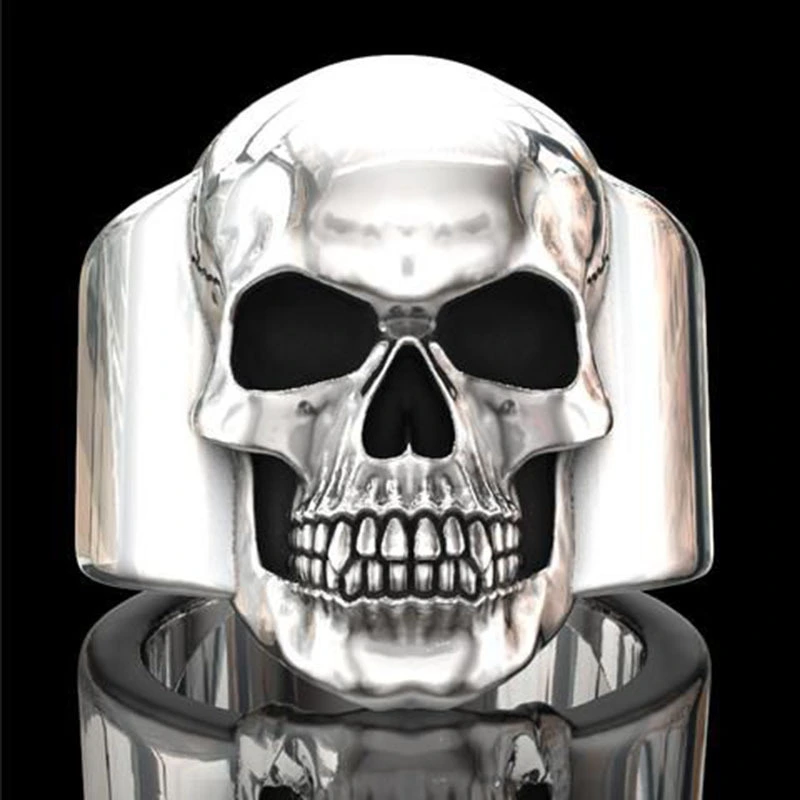 Various Styles Of Hollow-out Skull Ghost Head Rings