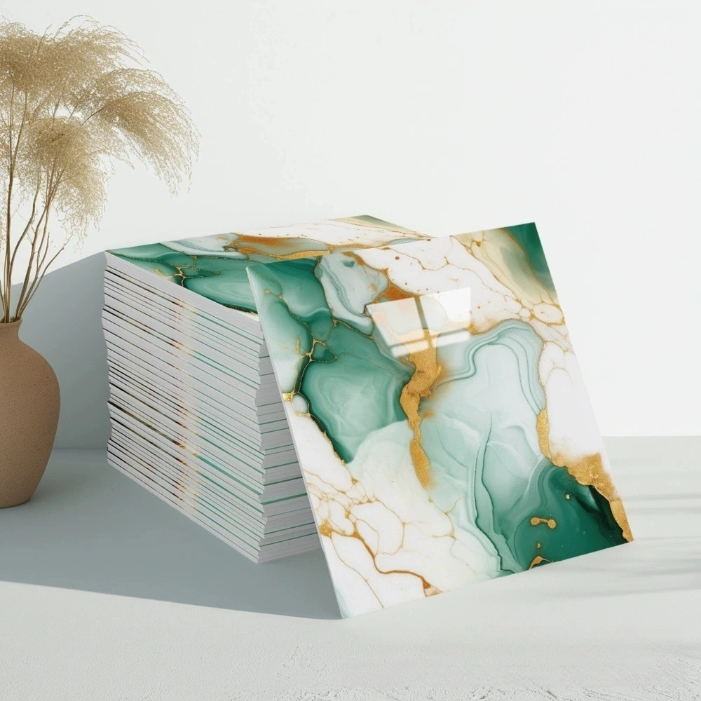 Self-adhesive Waterproof Faux Tile Wall Stickers Aluminum Composite Panel