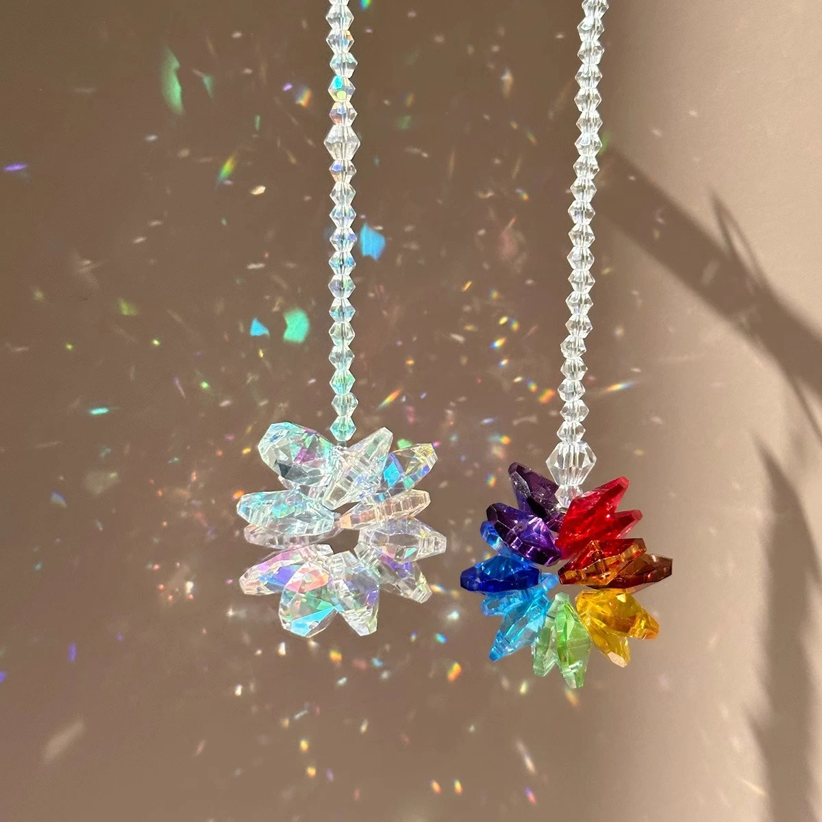 Household Rainbow Suncatcher Hanging Ornament
