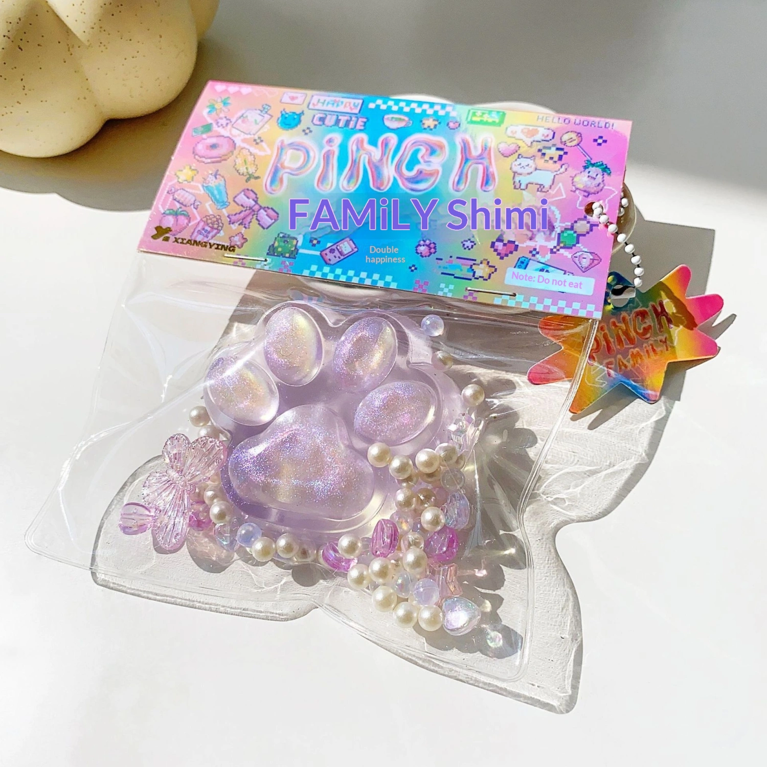 Simulation Bouncing Toy Ultra-Soft Stress-Relief Gadget