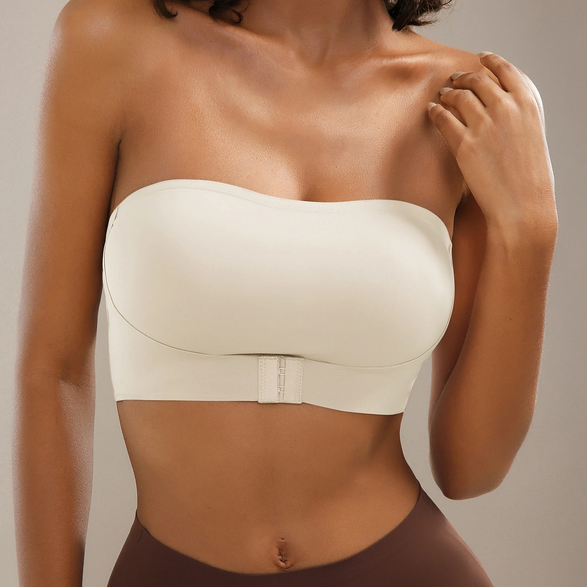 Front-closure Underwire Push-up Bustier Bra