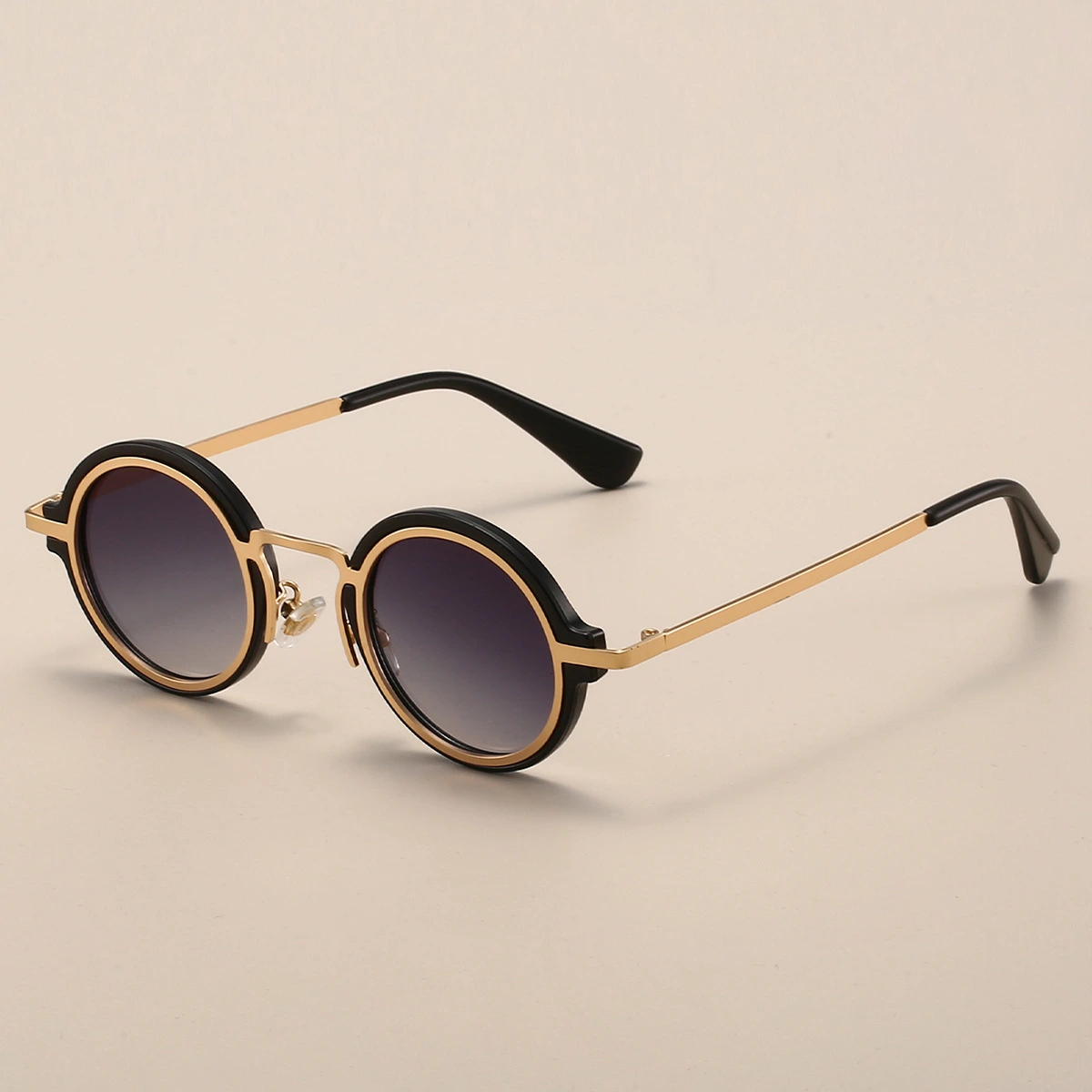 Cross-border New Retro Small Round-frame European And American-style Fashionable Sunglasses