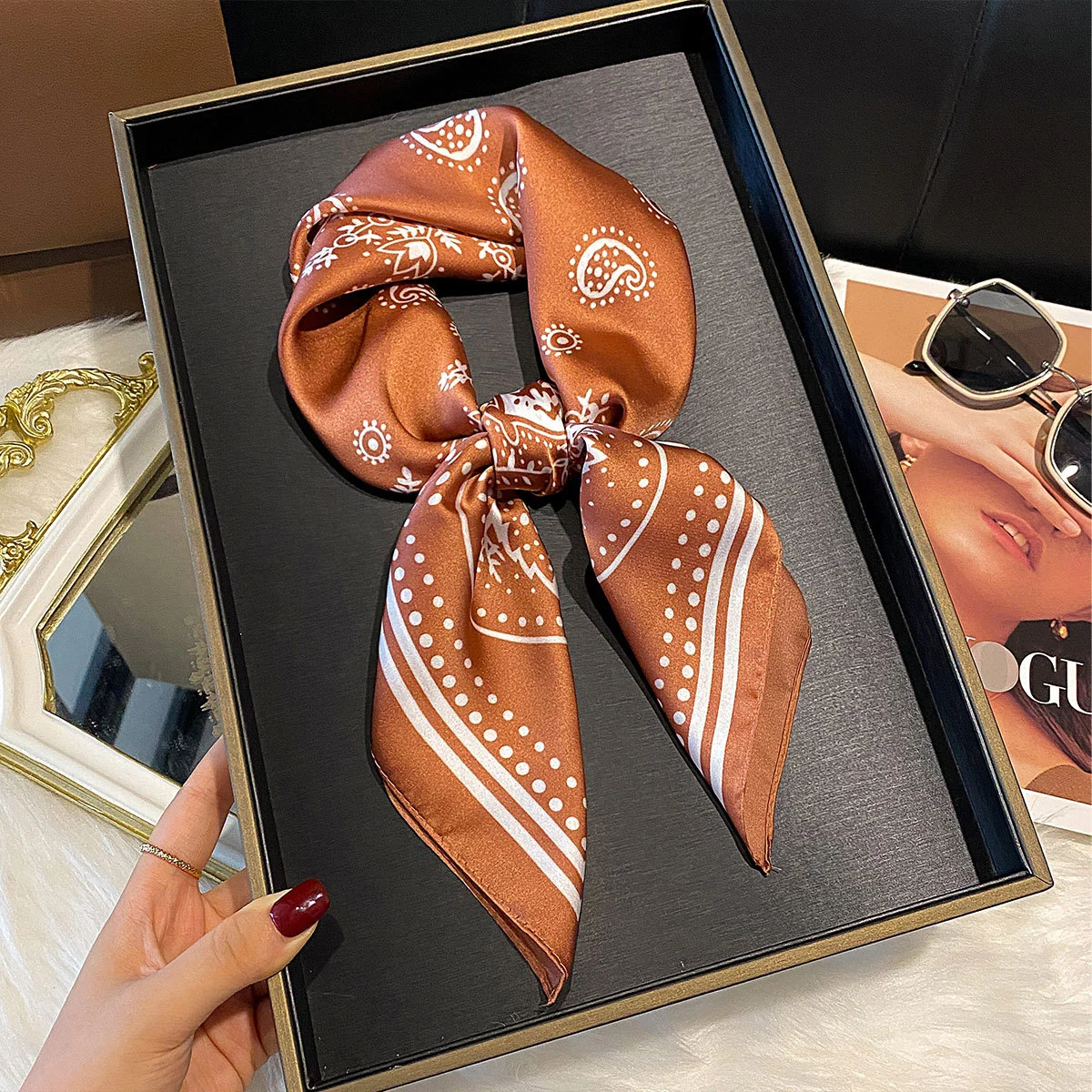 New Silk Scarf 70cm Silk Luxe Yet Affordable