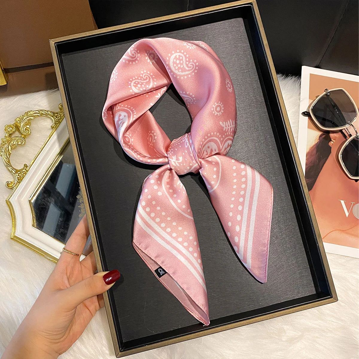 New Silk Scarf 70cm Silk Luxe Yet Affordable