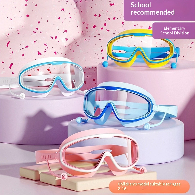 Childrens Waterproof Anti-fog High-definition Swimming Goggles