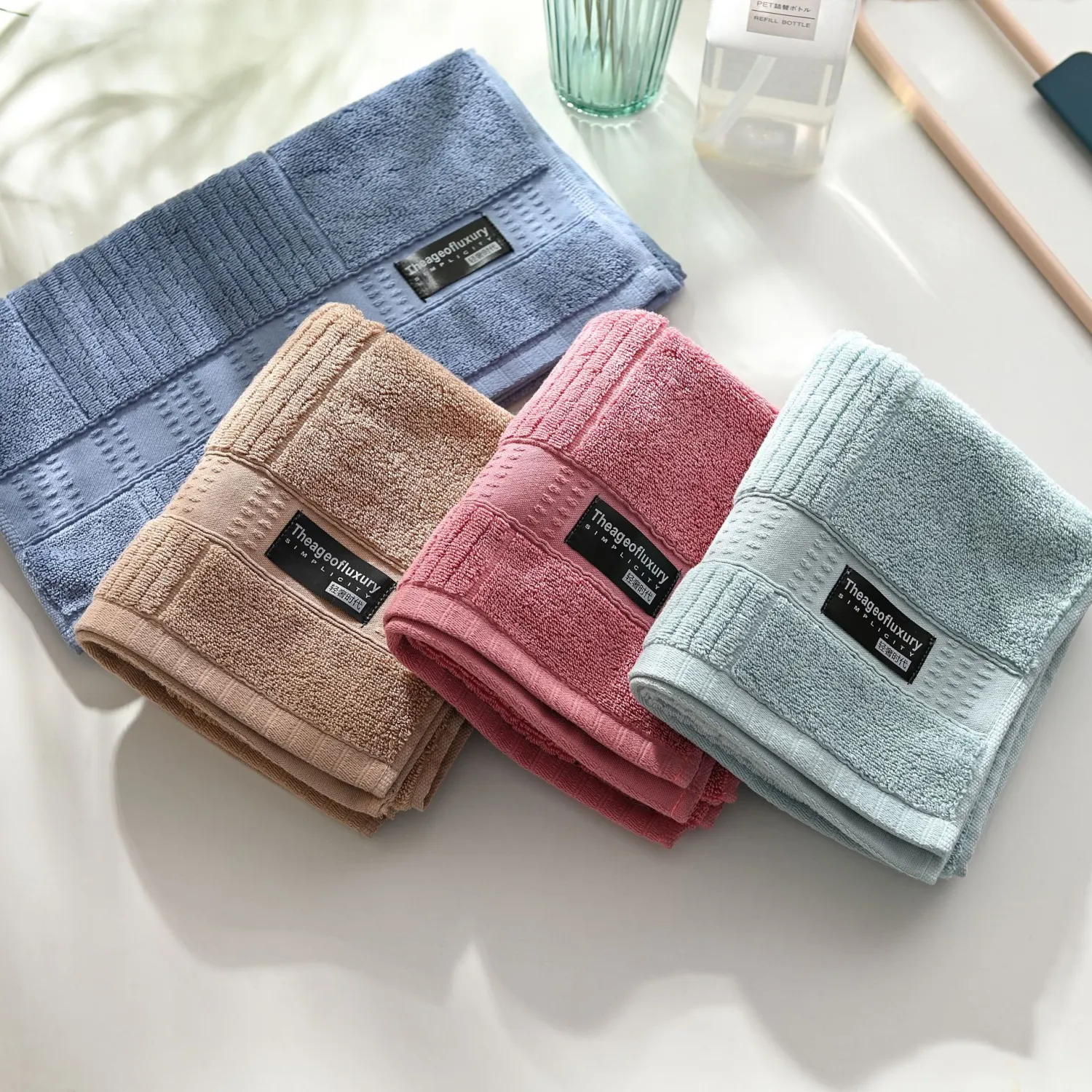 Pure Combed Cotton All-cotton Jacquard Face Towel