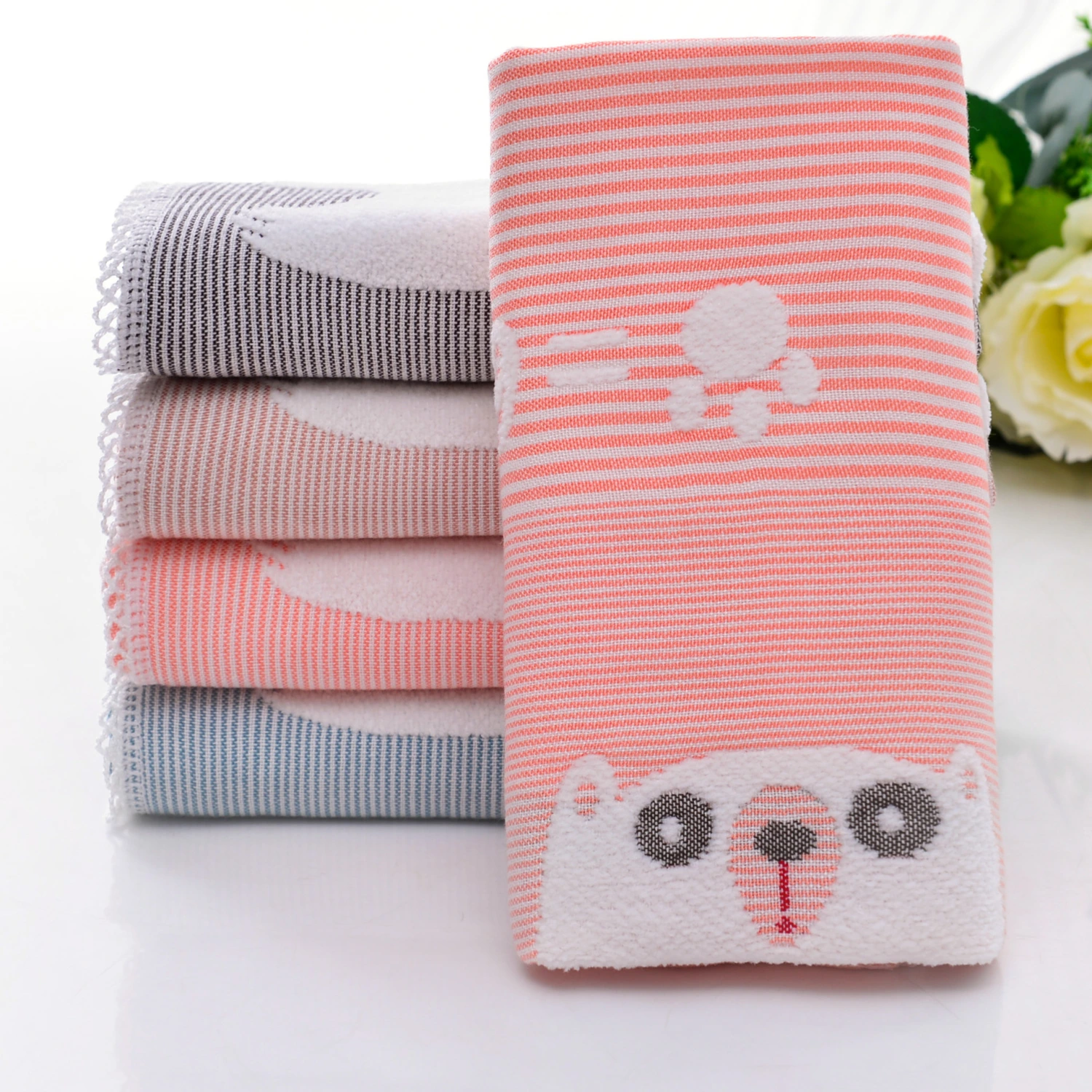 Children's Cotton Jacquard Face Towel