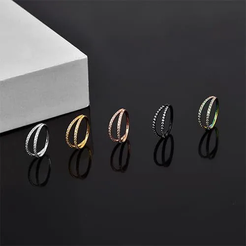 316L Stainless Steel Seamless Ring Multi-functional Ring
