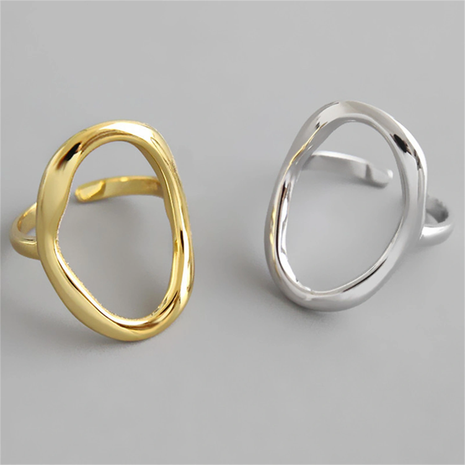 Irregular Hollow Ring Female Simple Creativity