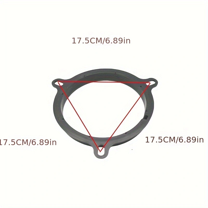 2Pcs 6.5-Inch Dia Car Speaker Spacer Ring Adapter 20mm Depth Bracket Extender Accessory Compatible With  TEANA LIVINA TIIDA SYLPHY If Applicable
