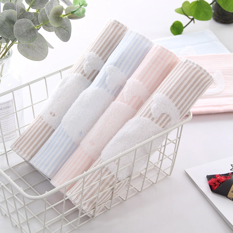 Soft Absorbent Pure Cotton Cartoon Face Towels